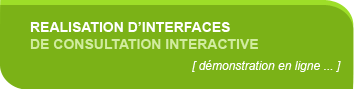 Réalisation d'interfaces de consultation interactives